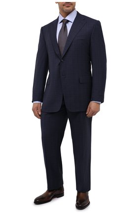 Мужской шерстяной костюм CORNELIANI темно-синего цвета по цене 145000 руб., арт. 867315L0817248/92 Q1 | Фото 1 Мужской шерстяной костюм CORNELIANI темно-синего цвета, арт. 867315L0817248/92 Q1 | Фото 1