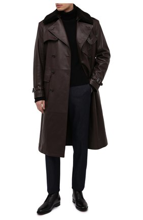 Мужские кожаные ботинки RALPH LAUREN черного цвета по цене 108500 руб., арт. 815820315 | Фото 2 Мужские кожаные ботинки RALPH LAUREN черного цвета, арт. 815820315 | Фото 2