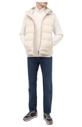 Мужские замшевые кроссовки ANDREA VENTURA FIRENZE серого цвета по цене 35400 руб., арт. SPRINTER/SHEARLING/NABUK+CACHEMIRE/SPR-AWG | Фото 2 Мужские замшевые кроссовки ANDREA VENTURA FIRENZE серого цвета, арт. SPRINTER/SHEARLING/NABUK+CACHEMIRE/SPR-AWG | Фото 2