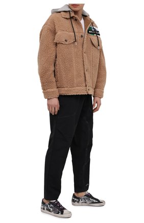 Мужские комбинированные кеды superstar GOLDEN GOOSE DELUXE BRAND серого цвета по цене 33100 руб., арт. GMF00101.F000360 | Фото 2 Мужские комбинированные кеды superstar GOLDEN GOOSE DELUXE BRAND серого цвета, арт. GMF00101.F000360 | Фото 2