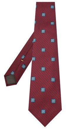 Мужской шелковый галстук CANALI красного цвета по цене 11500 руб., арт. 18/HJ02859 | Фото 2 Мужской шелковый галстук CANALI красного цвета, арт. 18/HJ02859 | Фото 2