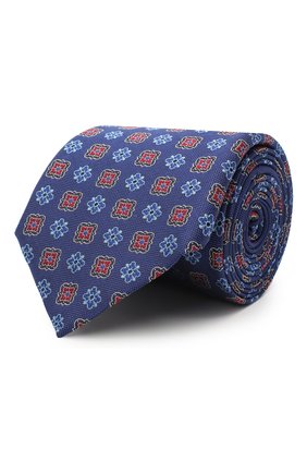 Мужской шелковый галстук CANALI синего цвета по цене 12150 руб., арт. 18/HJ02857 | Фото 1 Мужской шелковый галстук CANALI синего цвета, арт. 18/HJ02857 | Фото 1