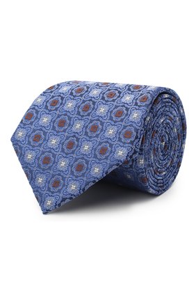 Мужской шелковый галстук CANALI синего цвета по цене 12150 руб., арт. 18/HJ02856 | Фото 1 Мужской шелковый галстук CANALI синего цвета, арт. 18/HJ02856 | Фото 1