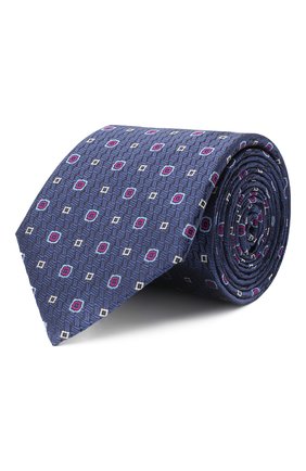 Мужской шелковый галстук CANALI темно-синего цвета по цене 12150 руб., арт. 18/HJ02854 | Фото 1 Мужской шелковый галстук CANALI темно-синего цвета, арт. 18/HJ02854 | Фото 1