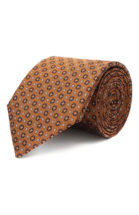 Мужской шелковый галстук CANALI желтого цвета по цене 11000 руб., арт. 18/HJ02853 | Фото 1 Мужской шелковый галстук CANALI желтого цвета, арт. 18/HJ02853 | Фото 1