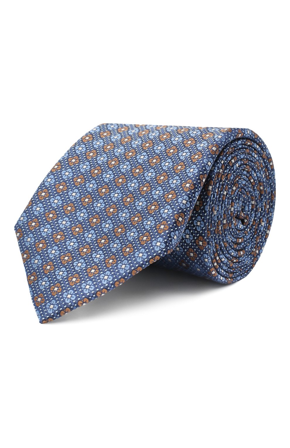 Мужской шелковый галстук CANALI синего цвета, арт. 18/HJ02852 | Фото 1