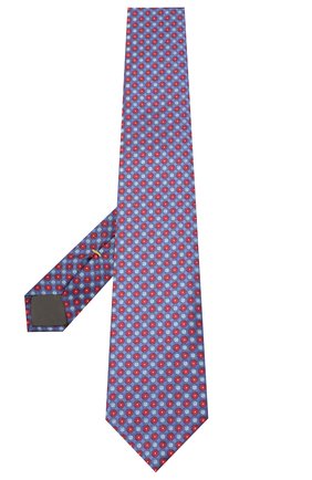 Мужской шелковый галстук CANALI синего цвета по цене 11000 руб., арт. 18/HJ02851 | Фото 2 Мужской шелковый галстук CANALI синего цвета, арт. 18/HJ02851 | Фото 2