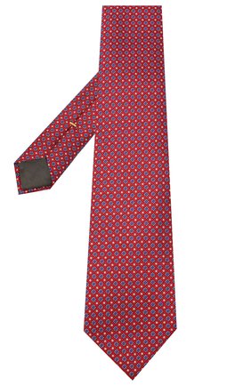 Мужской шелковый галстук CANALI красного цвета по цене 12700 руб., арт. 18/HJ02849 | Фото 2 Мужской шелковый галстук CANALI красного цвета, арт. 18/HJ02849 | Фото 2