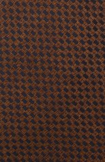 Мужской шелковый галстук CANALI коричневого цвета, арт. 18/HJ02847 | Фото 3 (Принт: С принтом; Материал: Текстиль, Шелк)