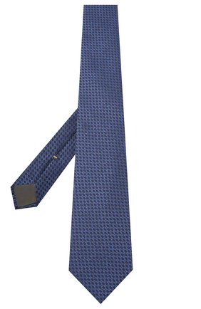 Мужской шелковый галстук CANALI синего цвета по цене 11000 руб., арт. 18/HJ02847 | Фото 2 Мужской шелковый галстук CANALI синего цвета, арт. 18/HJ02847 | Фото 2