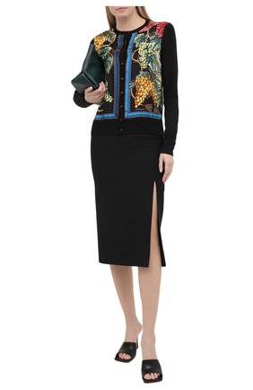 Женский кардиган из кашемира и шелка DOLCE & GABBANA разноцветного цвета по цене 99500 руб., арт. FX825T/JAM6B | Фото 2 Женский кардиган из кашемира и шелка DOLCE & GABBANA разноцветного цвета, арт. FX825T/JAM6B | Фото 2
