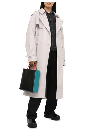 Женская джинсовая куртка MAISON MARGIELA серого цвета по цене 109500 руб., арт. S51AM0420/S30496 | Фото 2 Женская джинсовая куртка MAISON MARGIELA серого цвета, арт. S51AM0420/S30496 | Фото 2