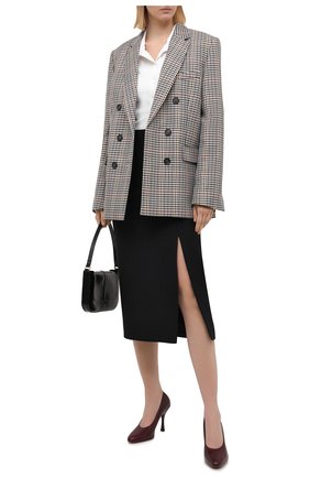Женские кожаные туфли TOD’S бордового цвета по цене 61700 руб., арт. XXW04D0DV30G0C | Фото 2 Женские кожаные туфли TOD’S бордового цвета, арт. XXW04D0DV30G0C | Фото 2
