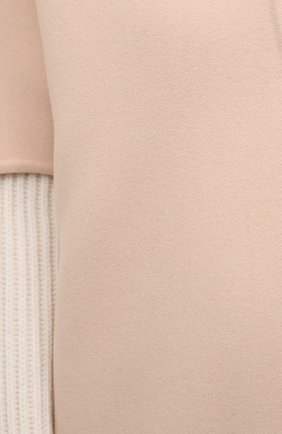 Женская кашемировая накидка JIL SANDER розового цвета, арт. JSWR435285-WR100503 | Фото 5 (Материал внешний: Шерсть, Кашемир; Длина (верхняя одежда): До колена; Стили: Романтичный)