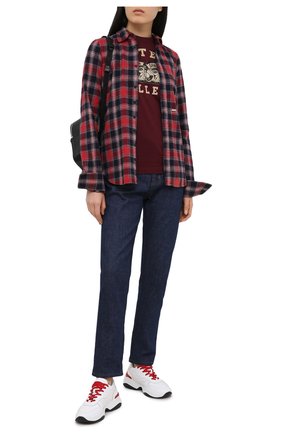 Женские кожаные кроссовки d24 DSQUARED2 белого цвета по цене 55200 руб., арт. SNW0106 01501652 | Фото 2 Женские кожаные кроссовки d24 DSQUARED2 белого цвета, арт. SNW0106 01501652 | Фото 2