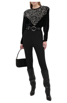 Женские брюки со штрипками ISABEL MARANT черного цвета по цене 48700 руб., арт. PA1788-20H028I/NAN0U | Фото 2 Женские брюки со штрипками ISABEL MARANT черного цвета, арт. PA1788-20H028I/NAN0U | Фото 2