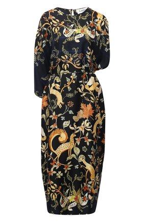 Женское шелковое платье LANVIN черного цвета по цене 141500 руб., арт. RW-DR216I-4743-H20 | Фото 1 Женское шелковое платье LANVIN черного цвета, арт. RW-DR216I-4743-H20 | Фото 1