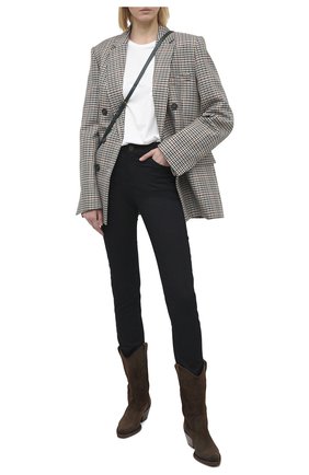 Женские джинсы EMPORIO ARMANI синего цвета по цене 15450 руб., арт. 6H2J18/2DXIZ | Фото 2 Женские джинсы EMPORIO ARMANI синего цвета, арт. 6H2J18/2DXIZ | Фото 2