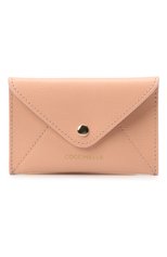 Женский кожаный футляр для кредитных карт COCCINELLE розового цвета, арт. E2 G65 12 83 06 | Фото 1 (Материал: Натуральная кожа)