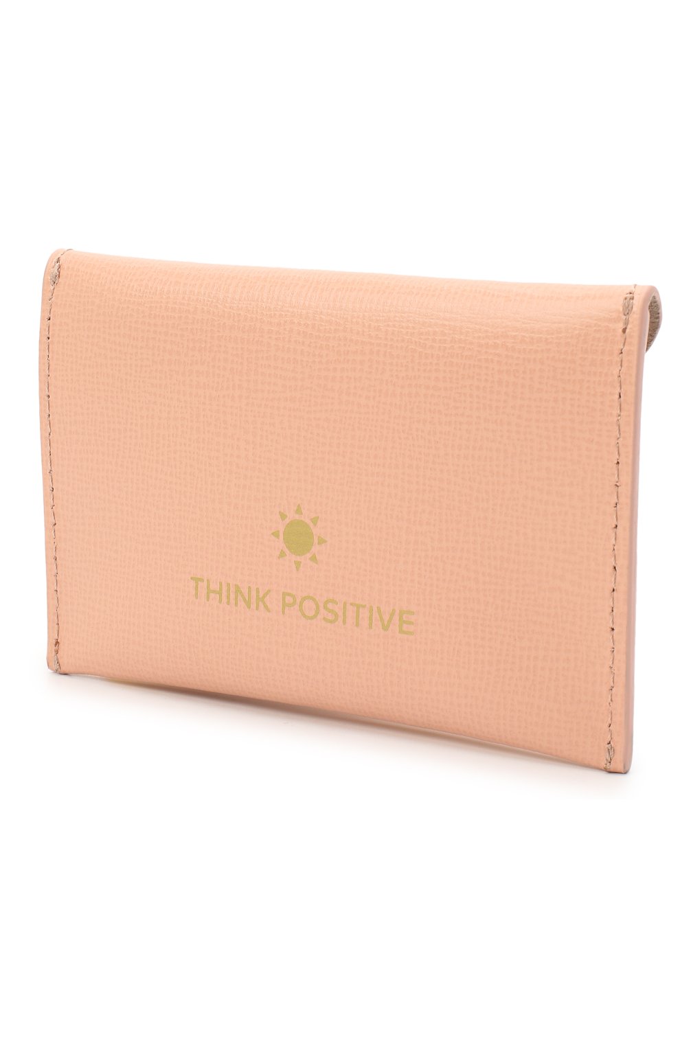 Женский кожаный футляр для кредитных карт COCCINELLE розового цвета, арт. E2 G65 12 83 06 | Фото 2 (Материал: Натуральная кожа)