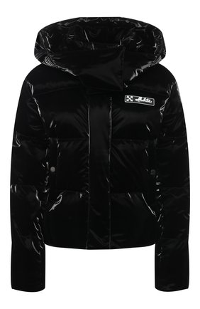 Женский пуховая куртка OFF-WHITE черного цвета по цене 135000 руб., арт. 0WEA213F20FAB0011000 | Фото 1 Женский пуховая куртка OFF-WHITE черного цвета, арт. 0WEA213F20FAB0011000 | Фото 1