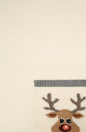 Детского шерстяное одеяло BABY T серого цвета, арт. 20AI072C0IMB | Фото 2 (Материал: Шерсть, Текстиль)