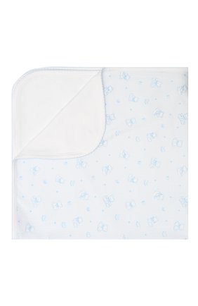 Детского хлопковое одеяло KISSY KISSY голубого цвета по цене 3950 руб., арт. KB7052330 | Фото 1 Детского хлопковое одеяло KISSY KISSY голубого цвета, арт. KB7052330 | Фото 1