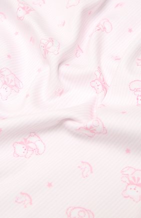 Детского хлопковое одеяло KISSY KISSY розового цвета, арт. KG7052440 | Фото 2 (Материал: Хлопок, Текстиль)