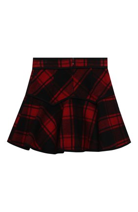 Детская шерстяная юбка DSQUARED2 красного цвета по цене 14450 руб., арт. DQ04C8-D00ZS | Фото 2 Детская шерстяная юбка DSQUARED2 красного цвета, арт. DQ04C8-D00ZS | Фото 2