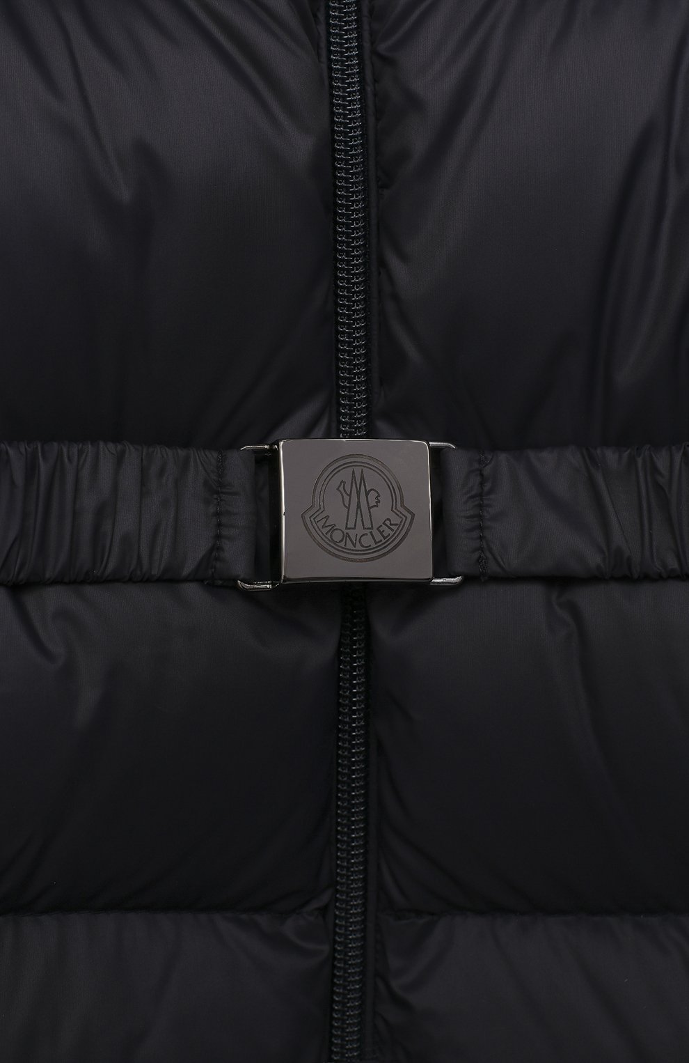 Детского пуховый комбинезон MONCLER темно-синего цвета по цене 48400 руб., арт. F2-951-1G506-02-53079/18M-3A | Фото 3 Детского пуховый комбинезон MONCLER темно-синего цвета, арт. F2-951-1G506-02-53079/18M-3A | Фото 3