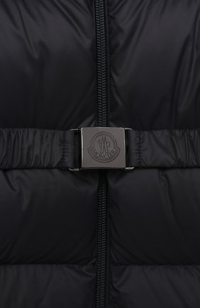 Детского пуховый комбинезон MONCLER темно-синего цвета по цене 48400 руб., арт. F2-951-1G506-02-53079/18M-3A | Фото 3 Детского пуховый комбинезон MONCLER темно-синего цвета, арт. F2-951-1G506-02-53079/18M-3A | Фото 3