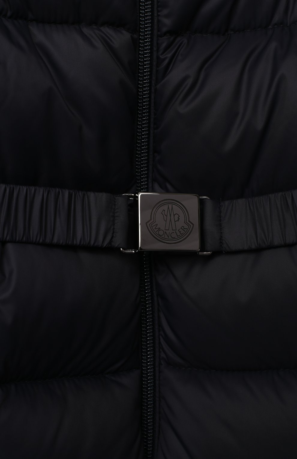 Детского пуховый комбинезон с пинетками MONCLER темно-синего цвета по цене 48400 руб., арт. F2-951-1G506-02-53079/3M-18M | Фото 3 Детского пуховый комбинезон с пинетками MONCLER темно-синего цвета, арт. F2-951-1G506-02-53079/3M-18M | Фото 3