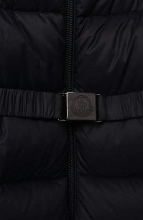 Детского пуховый комбинезон с пинетками MONCLER темно-синего цвета по цене 48400 руб., арт. F2-951-1G506-02-53079/3M-18M | Фото 3 Детского пуховый комбинезон с пинетками MONCLER темно-синего цвета, арт. F2-951-1G506-02-53079/3M-18M | Фото 3