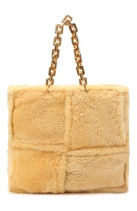 Женский сумка-тоут chain large BOTTEGA VENETA бежевого цвета по цене 414500 руб., арт. 631420/VBWX0 | Фото 1 Женский сумка-тоут chain large BOTTEGA VENETA бежевого цвета, арт. 631420/VBWX0 | Фото 1