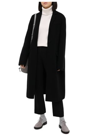 Женская комбинированные ботинки GIORGIO ARMANI серого цвета по цене 76300 руб., арт. X1M351/XM362 | Фото 2 Женская комбинированные ботинки GIORGIO ARMANI серого цвета, арт. X1M351/XM362 | Фото 2