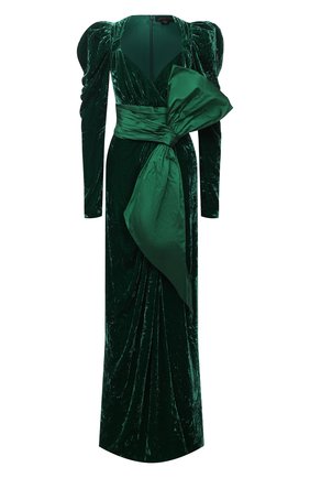 Женское платье ZUHAIR MURAD зеленого цвета по цене 263000 руб., арт. DRP20342/VESB003 | Фото 1 Женское платье ZUHAIR MURAD зеленого цвета, арт. DRP20342/VESB003 | Фото 1