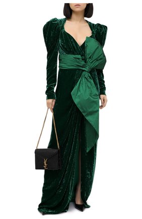 Женское платье ZUHAIR MURAD зеленого цвета по цене 263000 руб., арт. DRP20342/VESB003 | Фото 2 Женское платье ZUHAIR MURAD зеленого цвета, арт. DRP20342/VESB003 | Фото 2