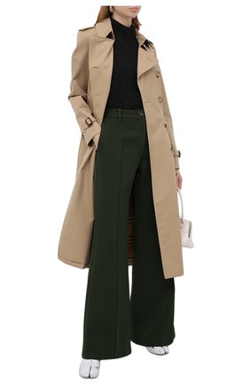 Женский хлопковый тренч BURBERRY бежевого цвета по цене 145000 руб., арт. 8027998 | Фото 2 Женский хлопковый тренч BURBERRY бежевого цвета, арт. 8027998 | Фото 2