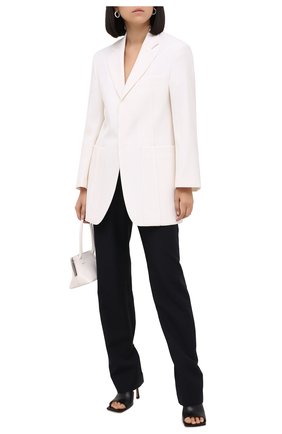 Женский жакет из шерсти и вискозы JACQUEMUS белого цвета по цене 69950 руб., арт. 203JA04/120110 | Фото 2 Женский жакет из шерсти и вискозы JACQUEMUS белого цвета, арт. 203JA04/120110 | Фото 2