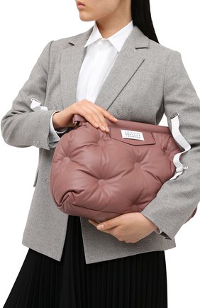 Женская сумка glam slam MAISON MARGIELA розового цвета по цене 133000 руб., арт. S61WG0034/PR818 | Фото 2 Женская сумка glam slam MAISON MARGIELA розового цвета, арт. S61WG0034/PR818 | Фото 2