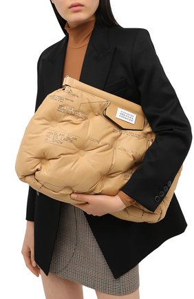 Женская сумка glam slam large MAISON MARGIELA коричневого цвета по цене 177000 руб., арт. S61WG0030/PS123 | Фото 2 Женская сумка glam slam large MAISON MARGIELA коричневого цвета, арт. S61WG0030/PS123 | Фото 2