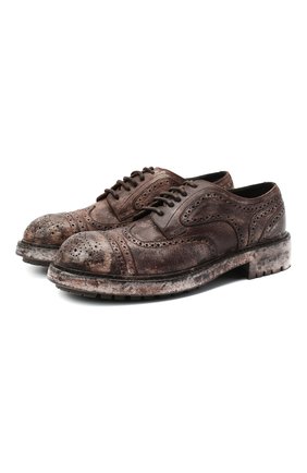 Мужские кожаные дерби bernini DOLCE & GABBANA коричневого цвета по цене 85850 руб., арт. A10655/AX535 | Фото 1 Мужские кожаные дерби bernini DOLCE & GABBANA коричневого цвета, арт. A10655/AX535 | Фото 1