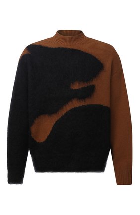 Мужской свитер KENZO коричневого цвета по цене 49950 руб., арт. FA65MPU203RF | Фото 1 Мужской свитер KENZO коричневого цвета, арт. FA65MPU203RF | Фото 1