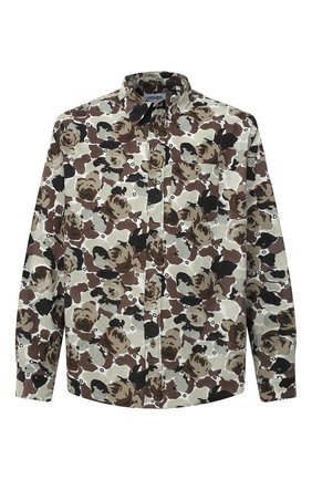 Мужская хлопковая рубашка KENZO хаки цвета по цене 36050 руб., арт. FA65CH4019B1 | Фото 1 Мужская хлопковая рубашка KENZO хаки цвета, арт. FA65CH4019B1 | Фото 1