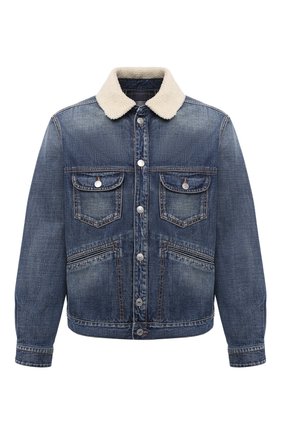 Мужская джинсовая куртка ISABEL MARANT синего цвета по цене 46150 руб., арт. VE1462-20A018H/JAREDEN | Фото 1 Мужская джинсовая куртка ISABEL MARANT синего цвета, арт. VE1462-20A018H/JAREDEN | Фото 1