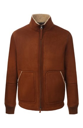 Мужская дубленка ERMENEGILDO ZEGNA светло-коричневого цвета по цене 520500 руб., арт. UVPLU/V265 | Фото 1 Мужская дубленка ERMENEGILDO ZEGNA светло-коричневого цвета, арт. UVPLU/V265 | Фото 1