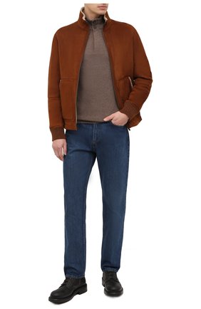 Мужская дубленка ERMENEGILDO ZEGNA светло-коричневого цвета по цене 520500 руб., арт. UVPLU/V265 | Фото 2 Мужская дубленка ERMENEGILDO ZEGNA светло-коричневого цвета, арт. UVPLU/V265 | Фото 2