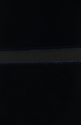 Женский бархатный пояс GIORGIO ARMANI синего цвета, арт. Y1I188/YFZ5A | Фото 3 (Материал: Текстиль, Вискоза, Синтетический материал; Кросс-КТ: Широкие)