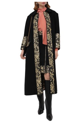 Женская шерстяная юбка DOLCE & GABBANA черного цвета по цене 75250 руб., арт. J4025T/FU2TS | Фото 2 Женская шерстяная юбка DOLCE & GABBANA черного цвета, арт. J4025T/FU2TS | Фото 2