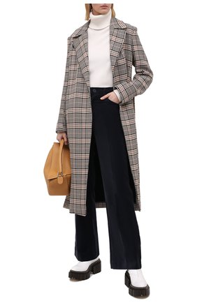 Женские хлопковые брюки ZADIG&VOLTAIRE темно-синего цвета по цене 23600 руб., арт. WJCP0104F | Фото 2 Женские хлопковые брюки ZADIG&VOLTAIRE темно-синего цвета, арт. WJCP0104F | Фото 2